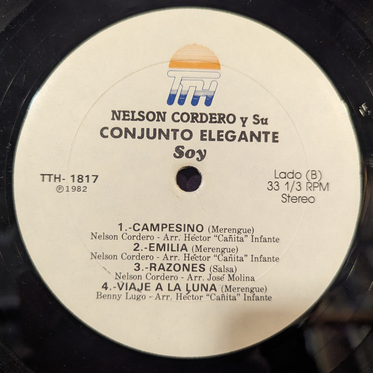 Nelson Cordero Y Su Conjunto Elegante - Soy | Very Good Plus (VG+) Very Good (VG)-The Happy Cap