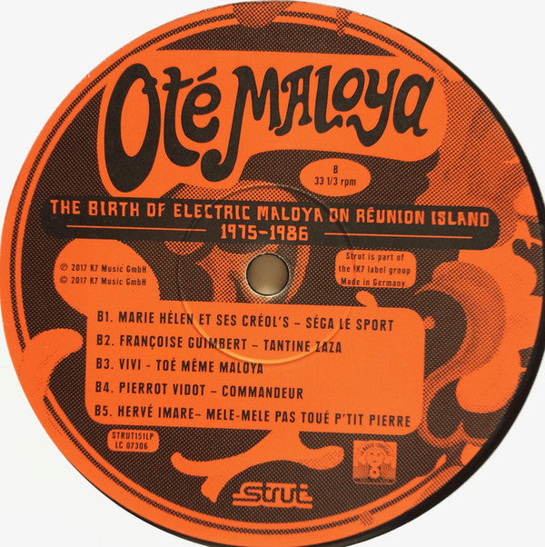 Various - Oté Maloya (The Birth Of Electric Maloya On Reunion Island 1975-1986) | Mint (M) Mint (M)-The Happy Cap