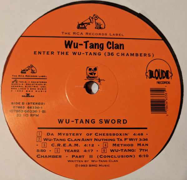 Wu-Tang Clan - Enter The Wu-Tang (36 Chambers) (VINYL) | Mint (M) Mint (M)-The Happy Cap