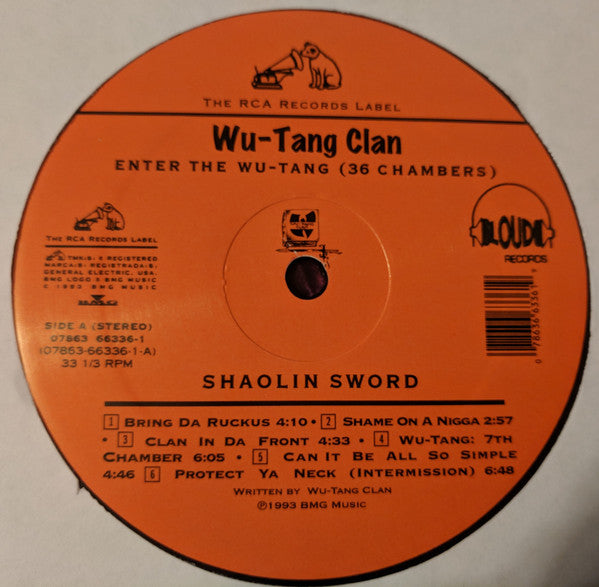 Wu-Tang Clan - Enter The Wu-Tang (36 Chambers) (VINYL) | Mint (M) Mint (M)-The Happy Cap